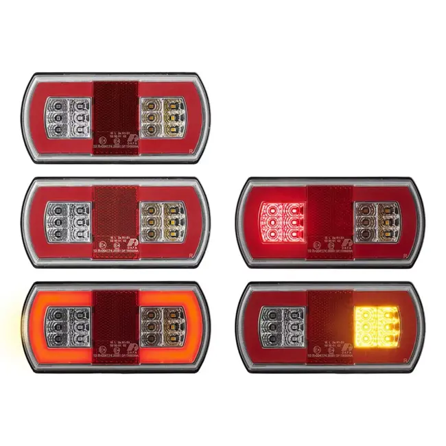 ProPlus Achterlicht met 5 functies - 43 LED - 225 x 105 mm - Rechts - IP67 - 12V