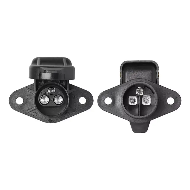 ProPlus Stekkerdoos - 3-polig - PVC - 12/24V