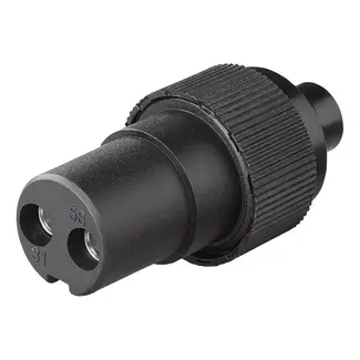 ProPlus 2-polige stekker - PVC - 12/24V - 60 mm lengte
