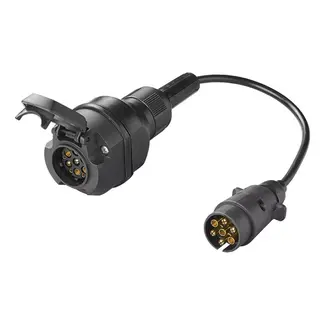ProPlus Verloopkabel 7-polig naar 13-polig Multicon West – 30 cm Flexibele Adapter