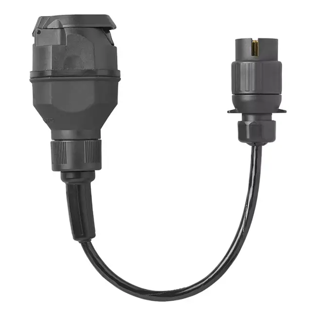 ProPlus Verloopkabel 13-polig Multicon West naar 13-polig Jaeger – 30 cm Adapter