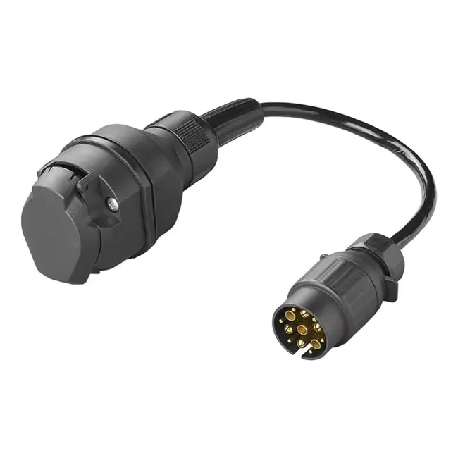 ProPlus Verloopkabel 13-polig Multicon West naar 13-polig Jaeger – 30 cm Adapter