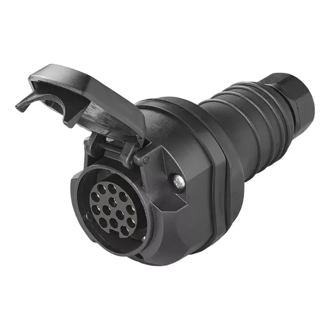 ProPlus 13-polige stekkerdoos - PVC - zwevend ontwerp - knelsluiting