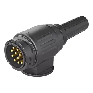 ProPlus 13-polige stekker - PVC - 1-gaats tule - Type Jaeger