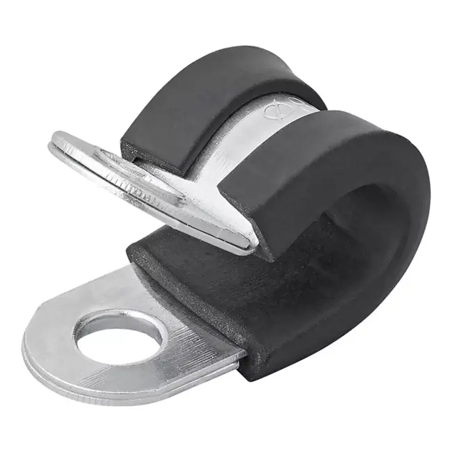 ProPlus Kabelklem 8 mm - Rubber Bescherming - Roestvrij Staal - 31 mm Lengte
