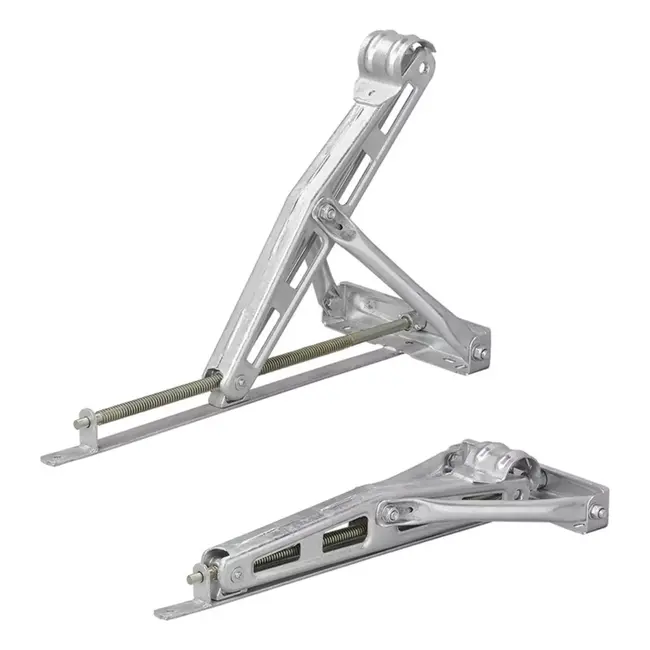 ProPlus Caravanhoeksteun - 1500 kg draagkracht - Verzinkt staal - 677x280 mm - Hoogte 502 mm