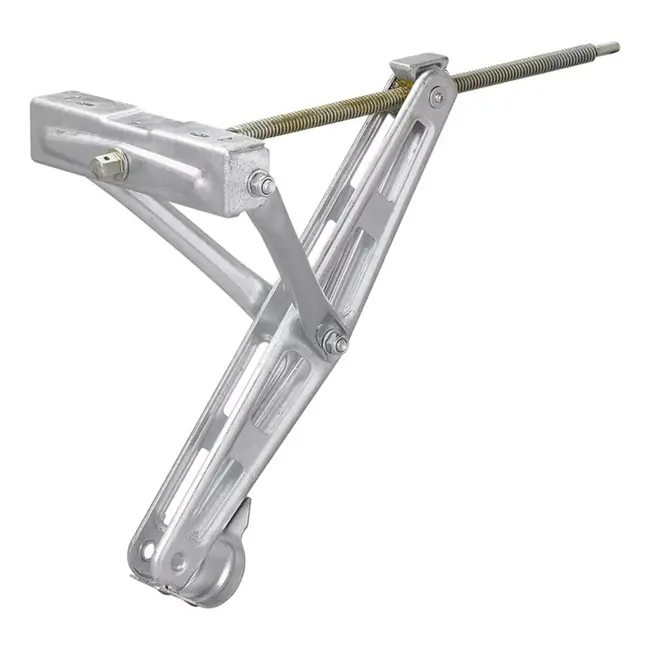 ProPlus Caravanhoeksteun - 1500 kg draagvermogen - Verzinkt staal - 619 x 280 mm - Hoogte 498 mm