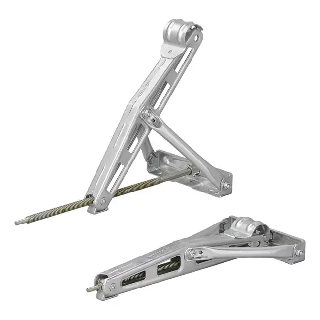 ProPlus Caravanhoeksteun - 1500 kg draagvermogen - Verzinkt staal - 619 x 280 mm - Hoogte 498 mm