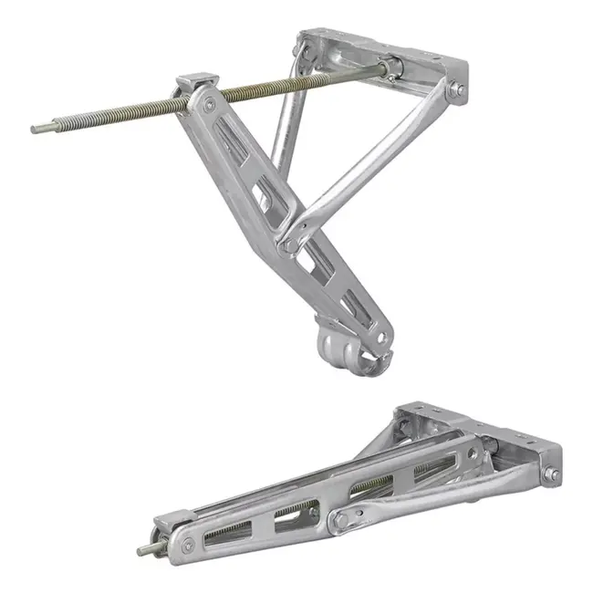 ProPlus Caravanhoeksteun - 1500 kg draagvermogen - Verzinkt staal - 619 x 280 mm - Hoogte 498 mm