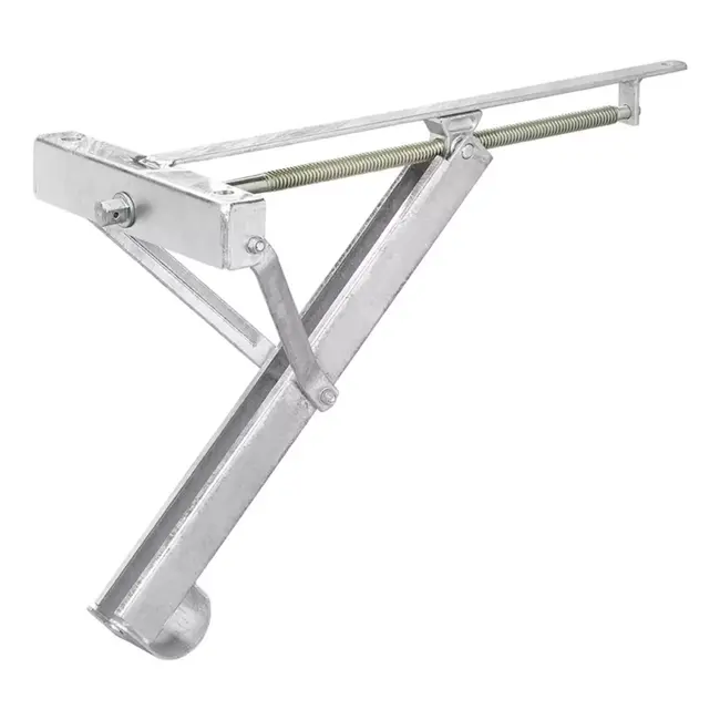 ProPlus Caravanhoeksteun - 450 kg draagvermogen - Verzinkt staal - 663 x 278 mm - Hoogte 512 mm