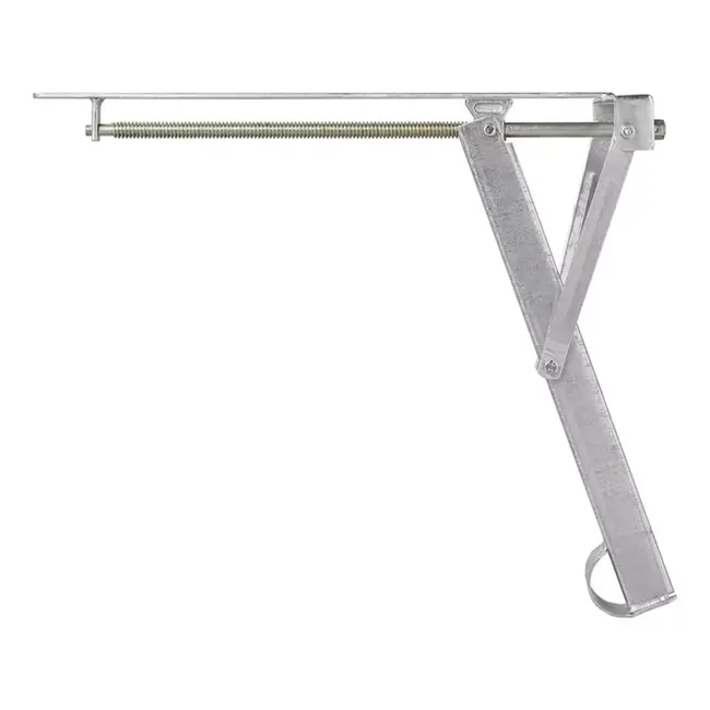 ProPlus Caravanhoeksteun - 450 kg draagvermogen - Verzinkt staal - 663 x 278 mm - Hoogte 512 mm