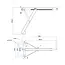 ProPlus Caravanhoeksteun - 450 kg draagvermogen - Verzinkt staal - 663 x 278 mm - Hoogte 512 mm