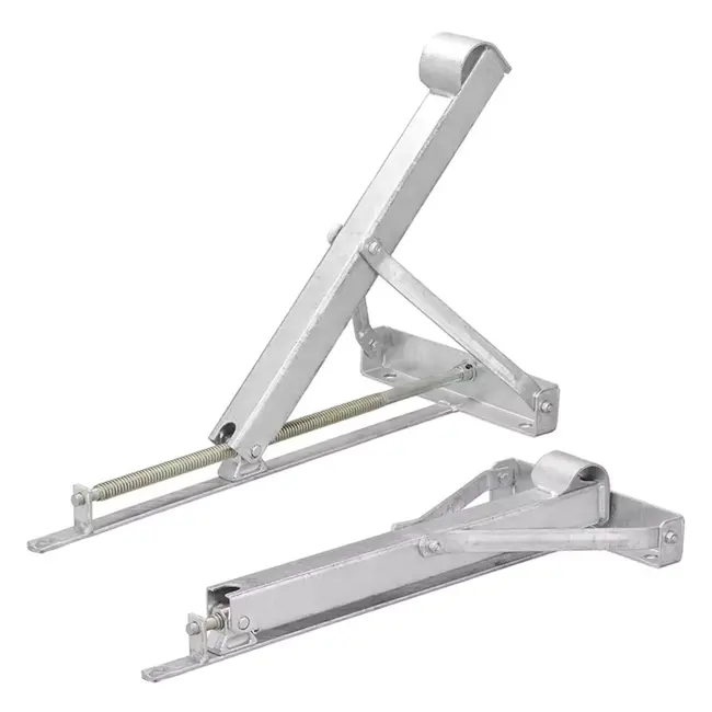 ProPlus Caravanhoeksteun - 450 kg draagvermogen - Verzinkt staal - 663 x 278 mm - Hoogte 512 mm