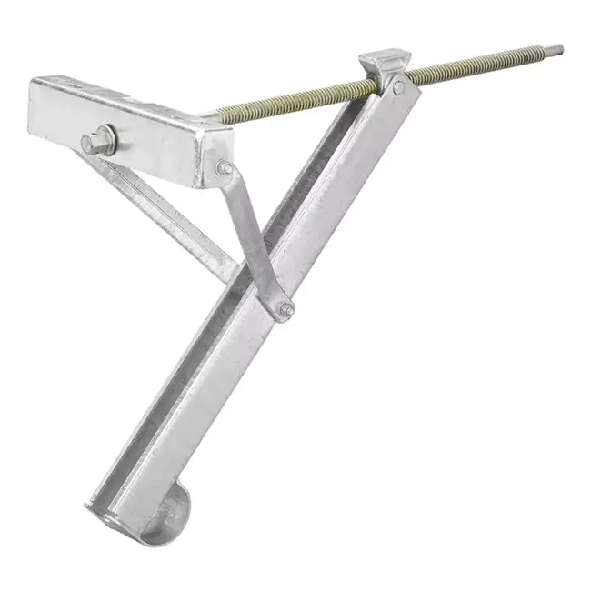 ProPlus Caravanhoeksteun - 450 kg draagkracht - Verzinkt staal - 615x278 mm - Hoogte 507 mm