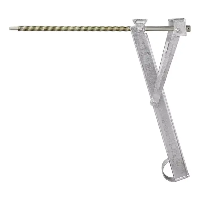 ProPlus Caravanhoeksteun - 450 kg draagkracht - Verzinkt staal - 615x278 mm - Hoogte 507 mm