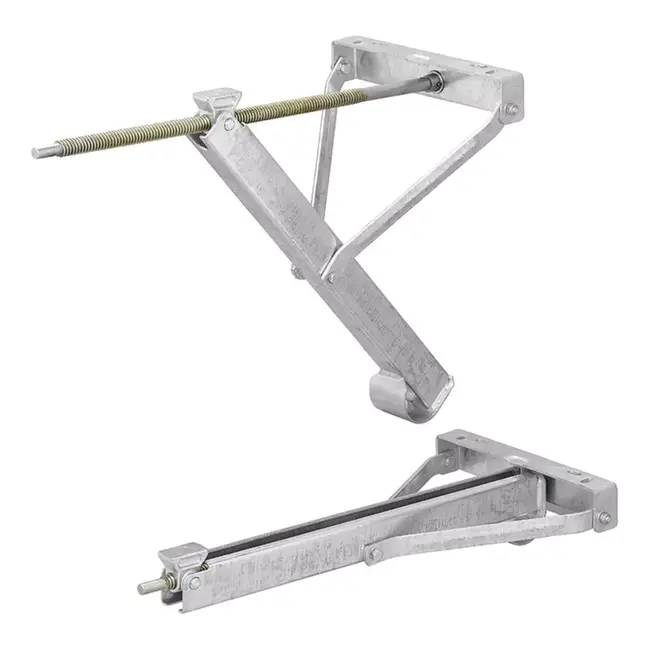 ProPlus Caravanhoeksteun - 450 kg draagkracht - Verzinkt staal - 615x278 mm - Hoogte 507 mm