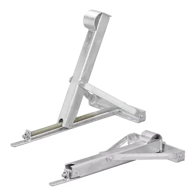 ProPlus Caravanhoeksteun - 450 kg draagkracht - Verzinkt staal - 559x278 mm - Hoogte 450 mm