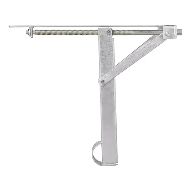 ProPlus Caravanhoeksteun - 450 kg draagkracht - Verzinkt staal - 559x278 mm - Hoogte 450 mm