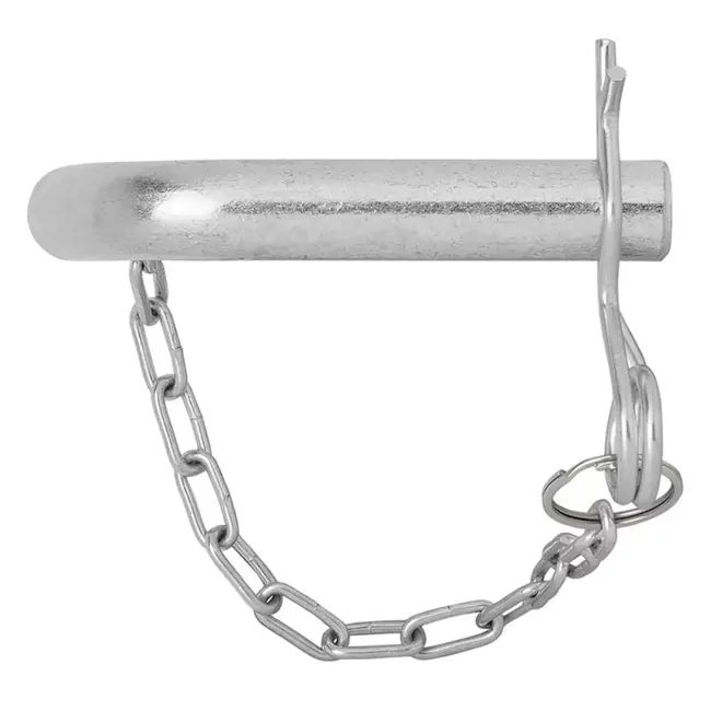 ProPlus Grendelpen met borgpin en ketting - 13 cm - Ø 20 mm - Veiligheidsoplossing voor steunpoot