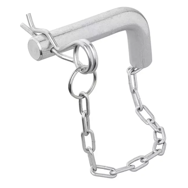 ProPlus Grendelpen met borgpin en ketting - 13 cm - Ø 20 mm - Veiligheidsoplossing voor steunpoot