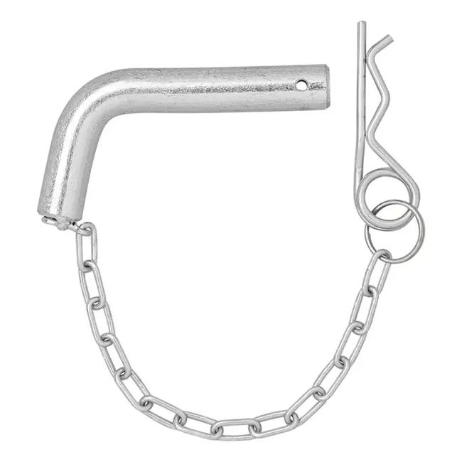 ProPlus Grendelpen met borgpin en ketting - 13 cm - Ø 20 mm - Veiligheidsoplossing voor steunpoot