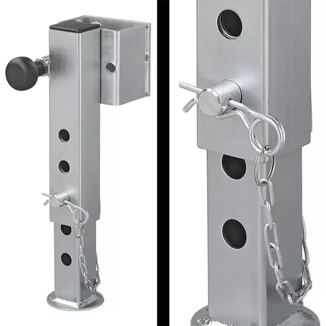 ProPlus Grendelpen met borgpin en ketting - 13 cm - Ø 20 mm - Veiligheidsoplossing voor steunpoot