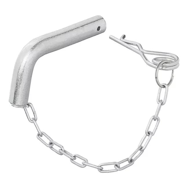 ProPlus Grendelpen met borgpin en ketting - 13 cm - Ø 20 mm - Veiligheidsoplossing voor steunpoot