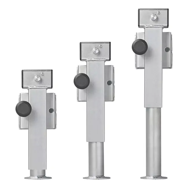 ProPlus Kantelbare steunpoot - 60x60 mm - 360-595 mm - 1350 kg draagkracht - Staal en kunststof