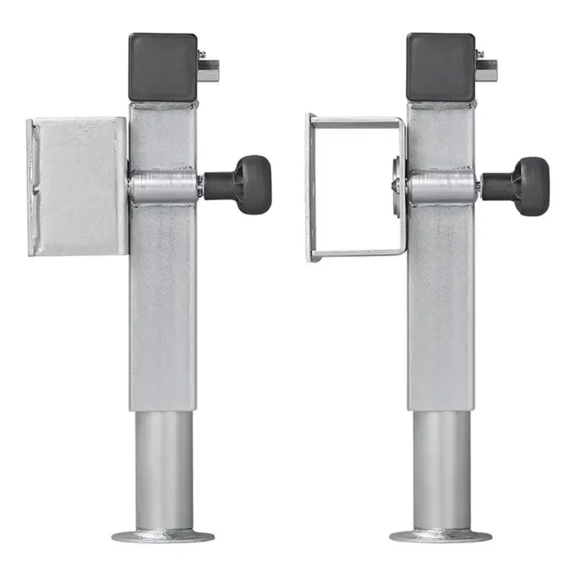 ProPlus Kantelbare steunpoot - 60x60 mm - 360-595 mm - 1350 kg draagkracht - Staal en kunststof