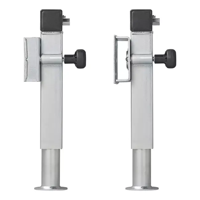 ProPlus Kantelbare steunpoot - 60x60 mm - 410-655 mm - 1300 kg draagkracht - Staal en kunststof