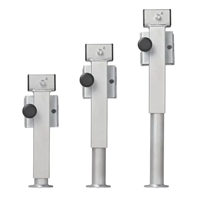 ProPlus Kantelbare steunpoot - 60x60 mm - Verstelbaar 410-655 mm - 1300 kg draagkracht