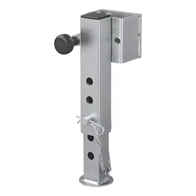 ProPlus Kantelbare steunpoot - 60x60 mm - Verstelbaar - 1300 kg draagkracht - Staal en kunststof