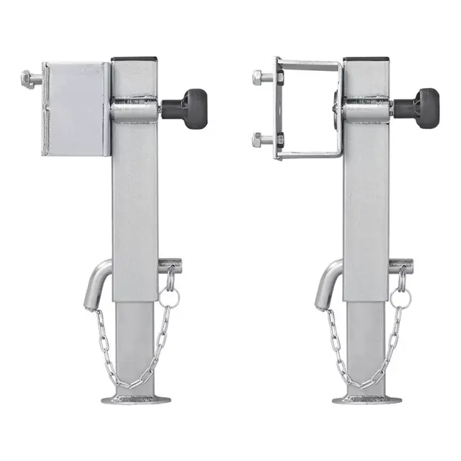 ProPlus Kantelbare steunpoot - 60x60 mm - Verstelbaar - 1300 kg draagkracht - Staal en kunststof