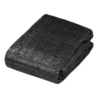 ProPlus Schaduwdoek mesh - 4x4 m - UV-bestendig - Ademend - Zwart