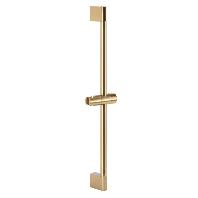REA Glijstang - Verstelbare houder - Geborsteld goud - Luxe afwerking - Krasbestendig - Eenvoudige installatie