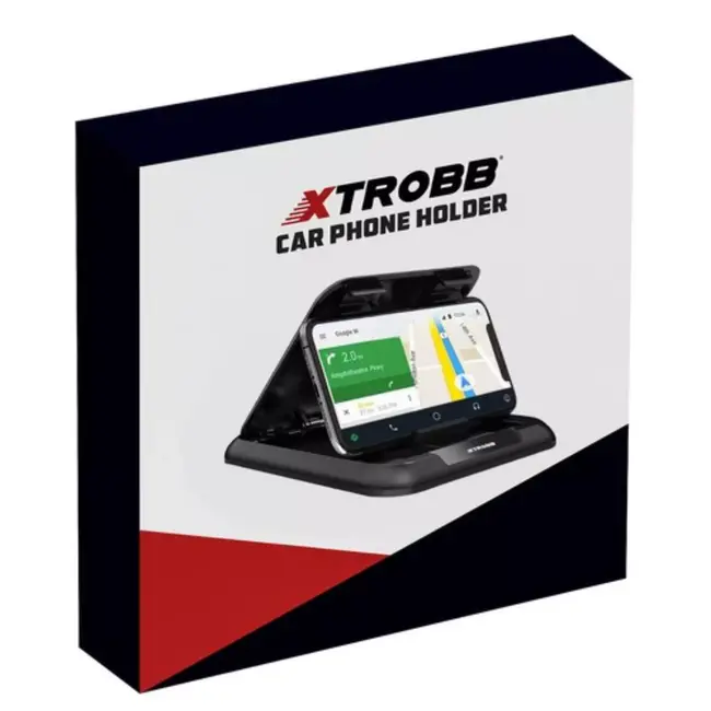 Xtrobb Universele Autotelefoonhouder - Verstelbaar en Zelfklevend - Voor Smartphones tot 7 Inch