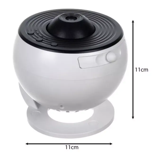 Izoxis LED Galaxy Projector - 360° Ruimte Projectie met Timer & Focus
