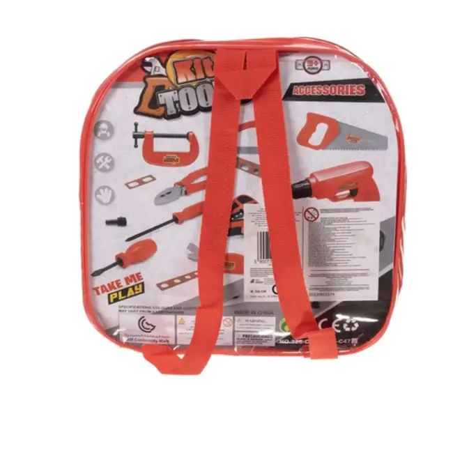 Kruzzel Gereedschapsset Kinderen - DIY Kit voor Creatief Spelen - Inclusief Rugzak