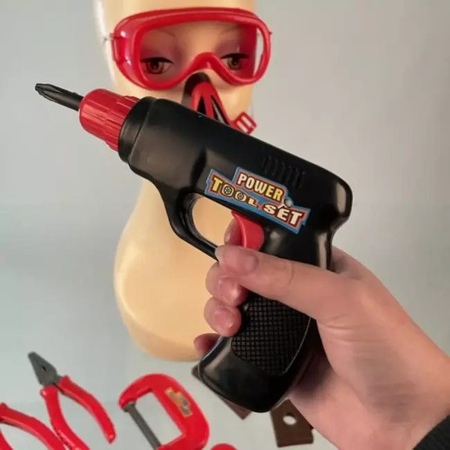 Kruzzel Gereedschapsset Kinderen - DIY Kit voor Creatief Spelen - Inclusief Rugzak