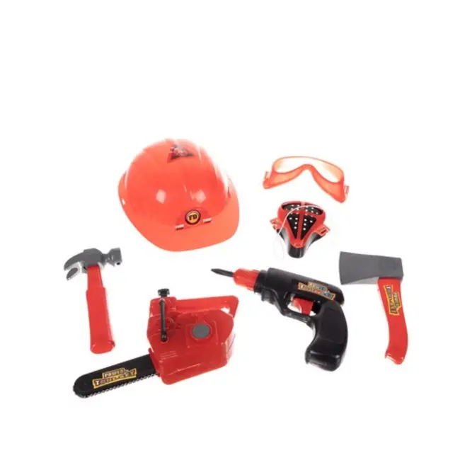 Kruzzel Speelgoed Gereedschapsset met Aangedreven Zaag - Inclusief Beschermaccessoires