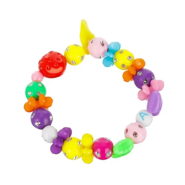 Baker Ross Transparante Regenboog Kralen  300 Stuks  Knutselspullen En Kralen Voor Kinderen 5051174105713