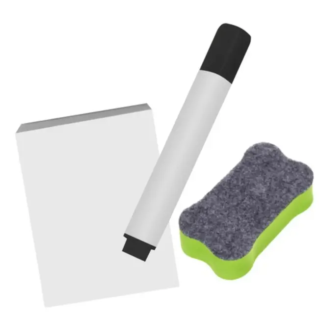 Kruzzel Houten Dubbelzijdig Bord - 65,5 x 40 x 33 cm - Krijtbord en Whiteboard