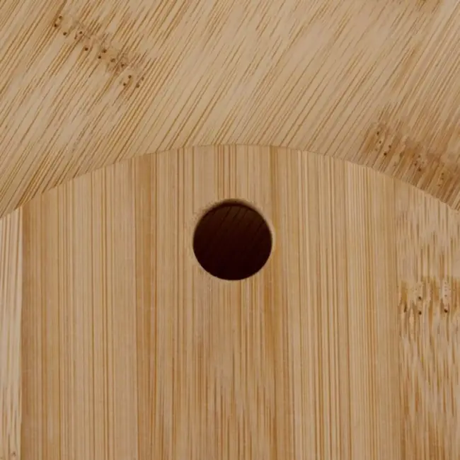 Ruhhy Bamboe Draaiend Serveerschijf - Voor Snacks, Kazen en Vleeswaren