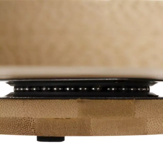 Ruhhy Bamboe Draaiend Serveerschijf - Voor Snacks, Kazen en Vleeswaren