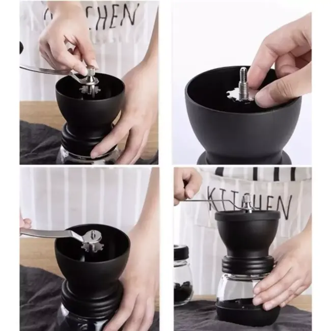 Ruhhy Handmatige Koffiemolen - Voor Koffie, Specerijen en Noten - Stil en Duurzaam