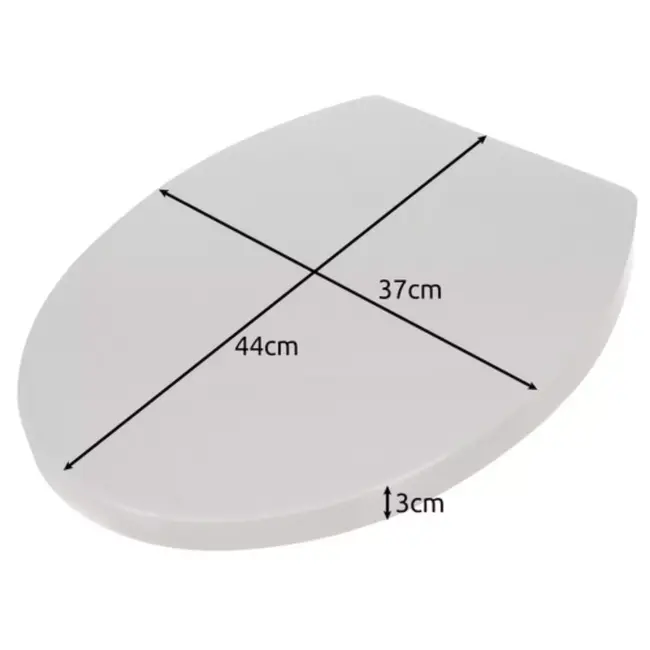 Ruhhy Soft-close Toiletbril - Universeel - Stil, Duurzaam en Eenvoudig te Reinigen