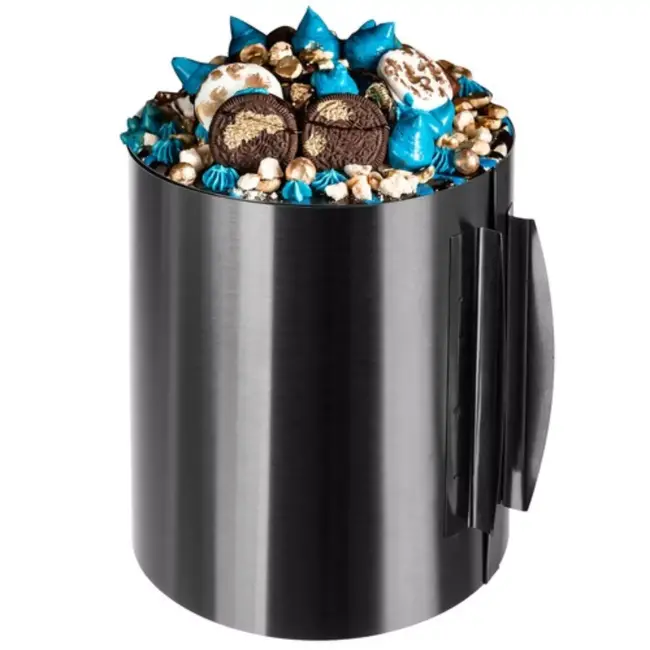 Ruhhy Verstelbare Cakevorm 16-30 cm - Hoogte 20 cm - Roestvrij Staal