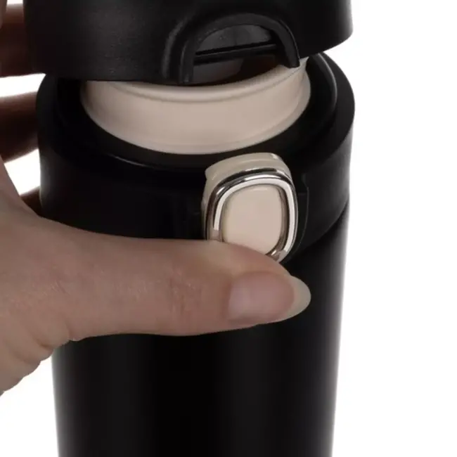 Ruhhy Lekvrije Reisbeker met LED Display - 420 ml - Roestvrij Staal