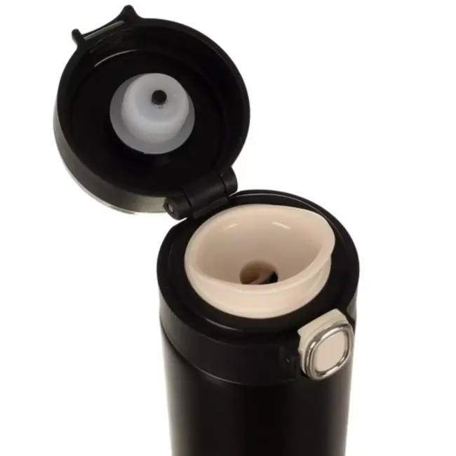 Ruhhy Lekvrije Reisbeker met LED Display - 420 ml - Roestvrij Staal