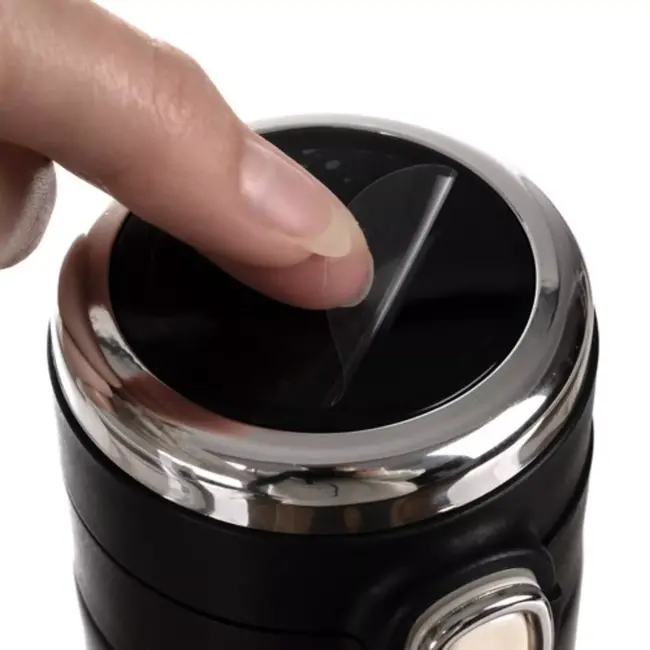 Ruhhy Lekvrije Reisbeker met LED Display - 420 ml - Roestvrij Staal